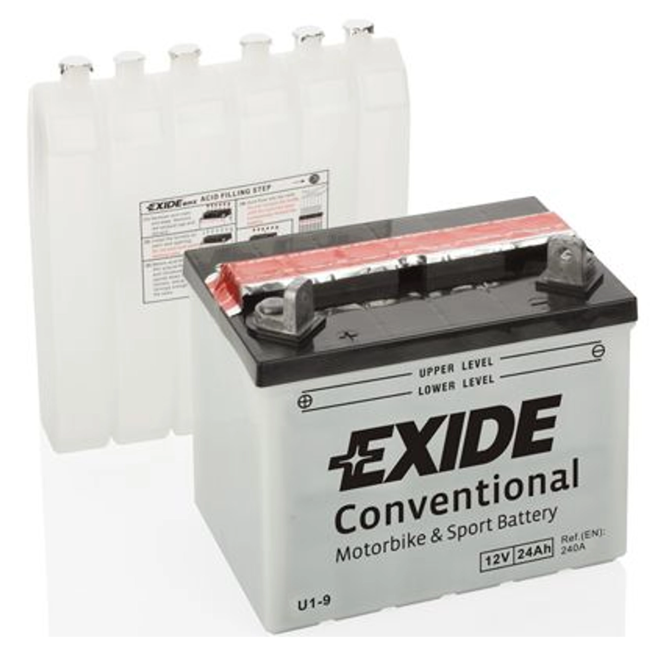 Batería moto 12V 12Ah EXIDE Conventional 12N12A-4A-1